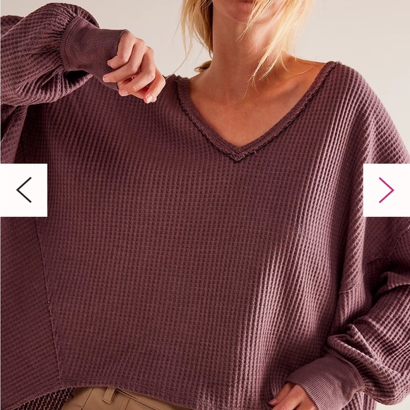 Free people coraline thermal top M - Picture 2 of 4